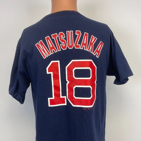 Majestic Other - Majestic Daisuke Matsuzaka Boston Red Sox Jersey T Shirt Dice K MLB Baseball XL